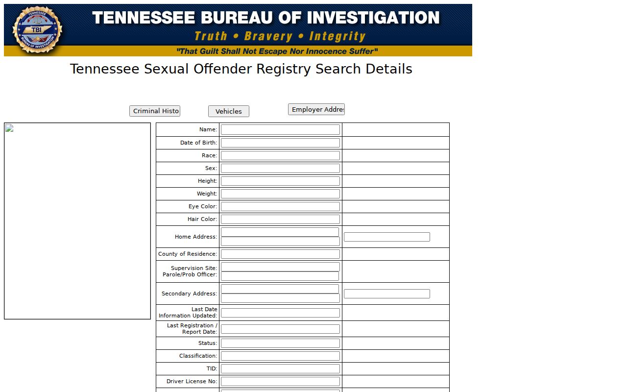 Smyrna residents directory Tennessee registry record view